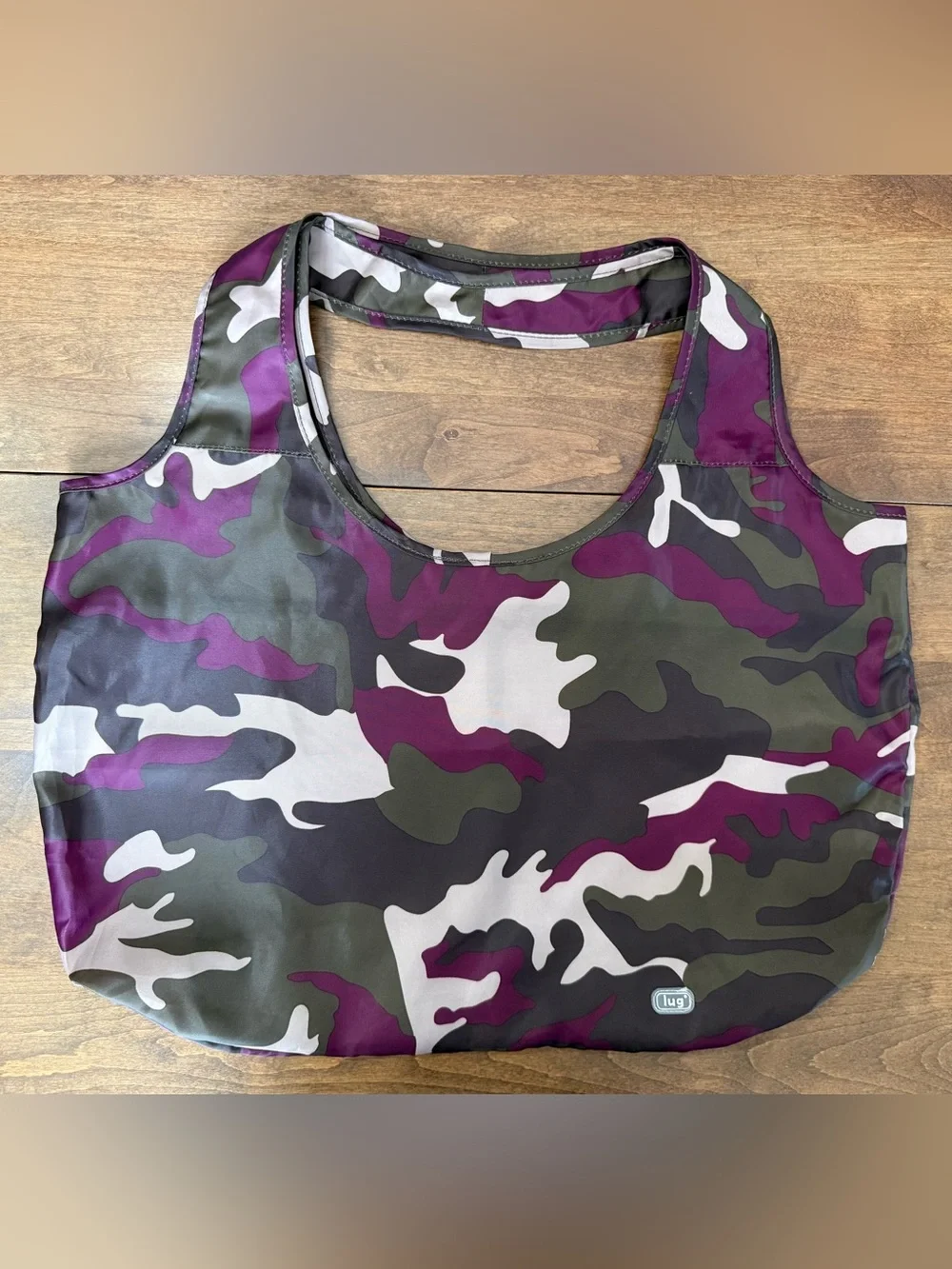 Lug Eco Shopper Tote in Camo Berry